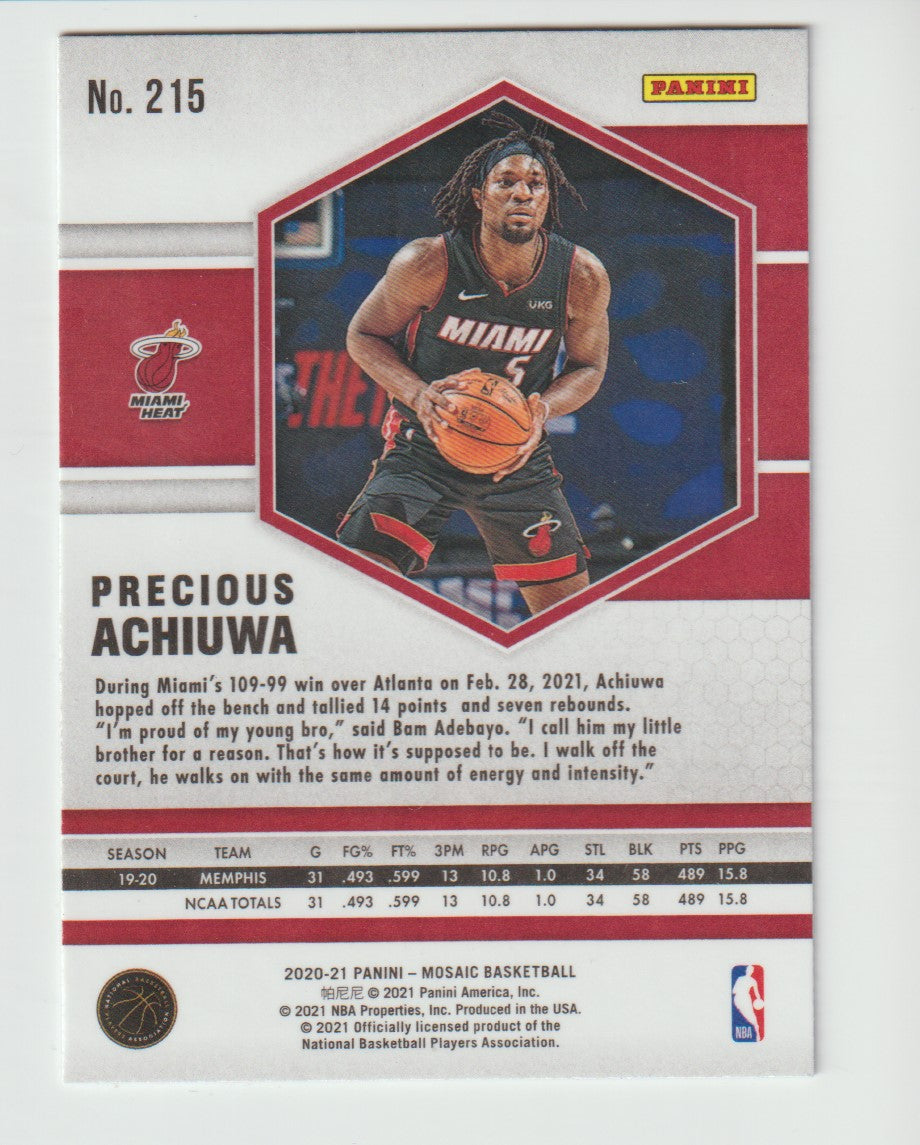 215 Precious Achiuwa - Miami Heat