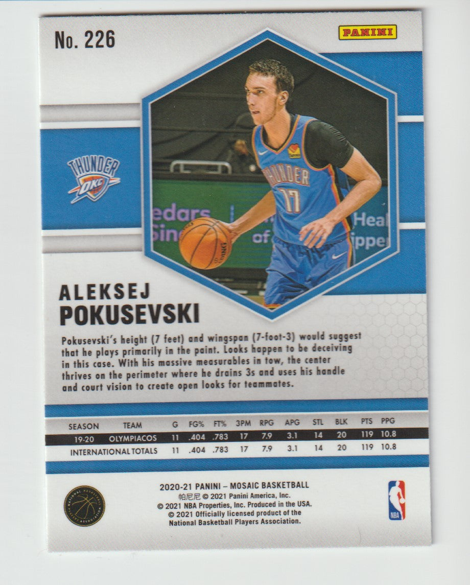 226 Aleksej Pokusevski - Oklahoma City Thunder
