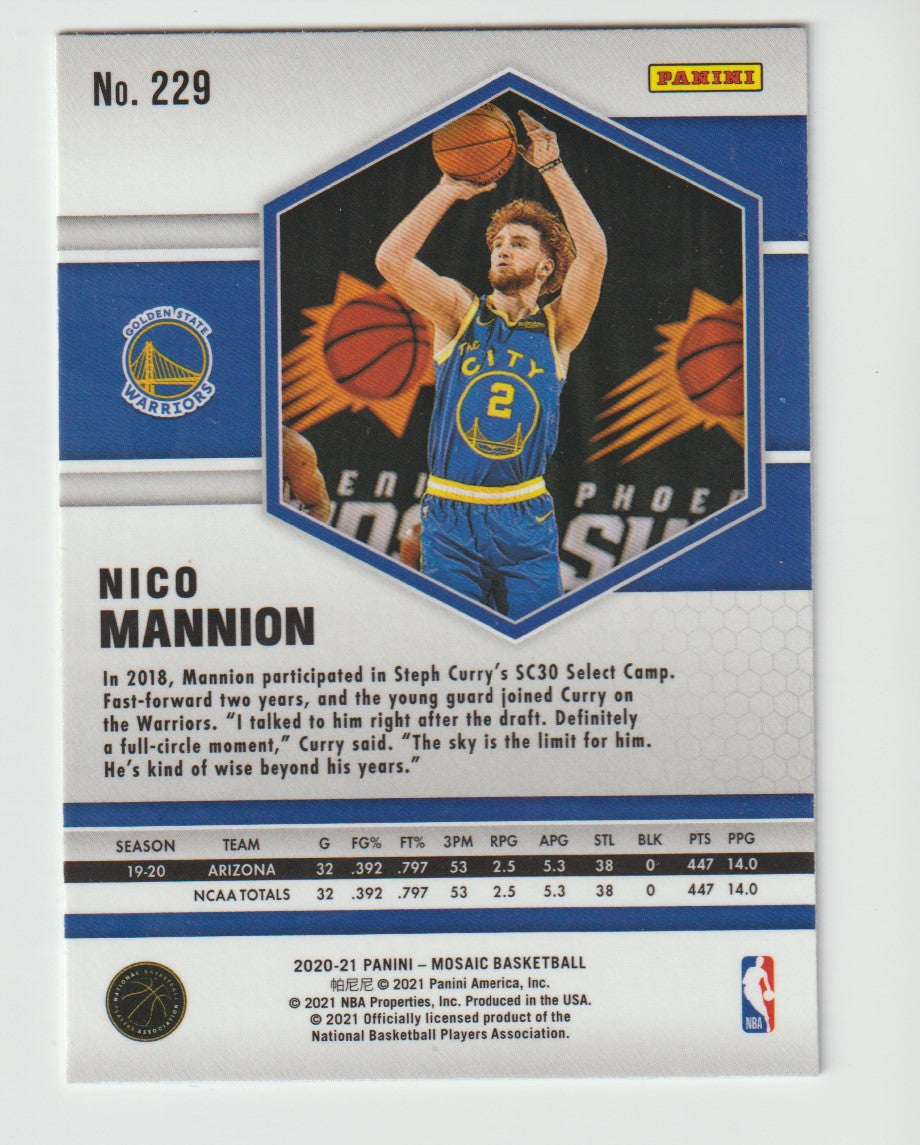 229 Nico Mannion - Golden State Warriors