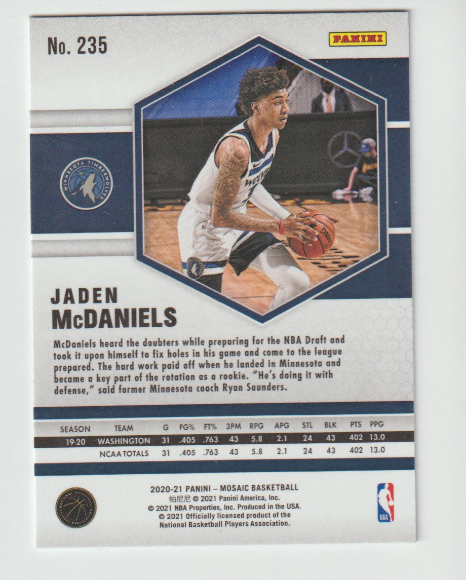 235 Jaden McDaniels - Minnesota Timberwolves