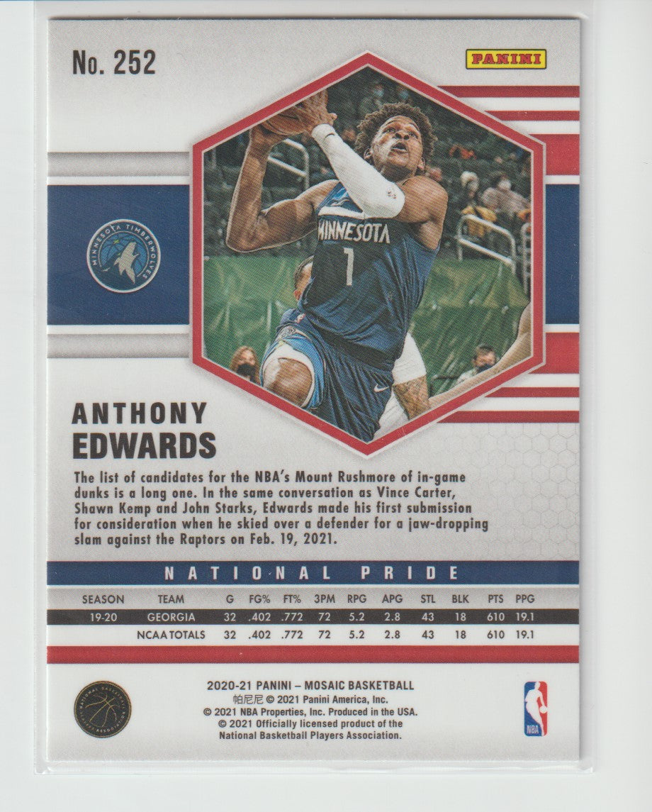 252 Anthony Edwards - Minnesota Timberwolves