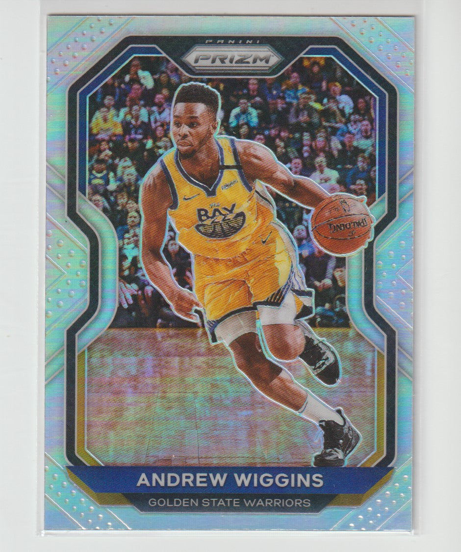 132 Andrew Wiggins - Golden State Warriors Silver Prizm