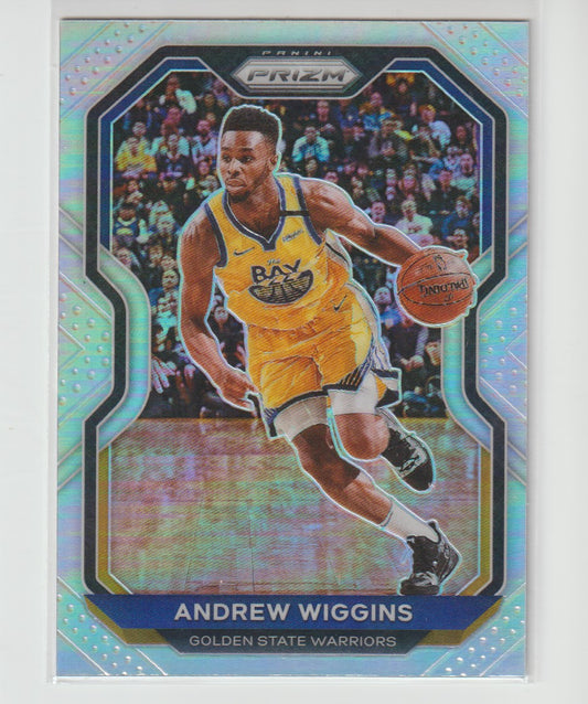 132 Andrew Wiggins - Golden State Warriors Silver Prizm