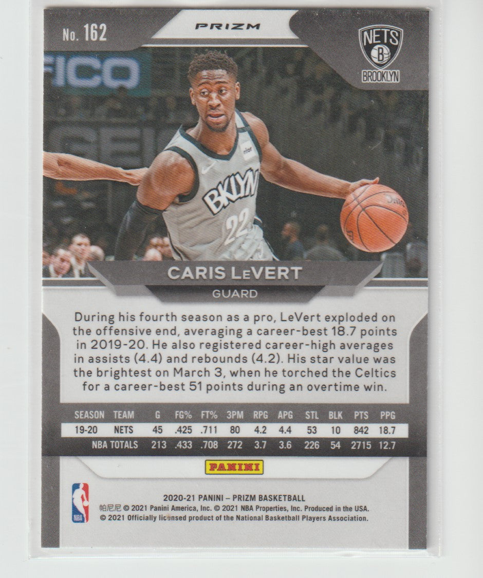 162 Caris LeVert - Brooklyn Nets Silver Prizm