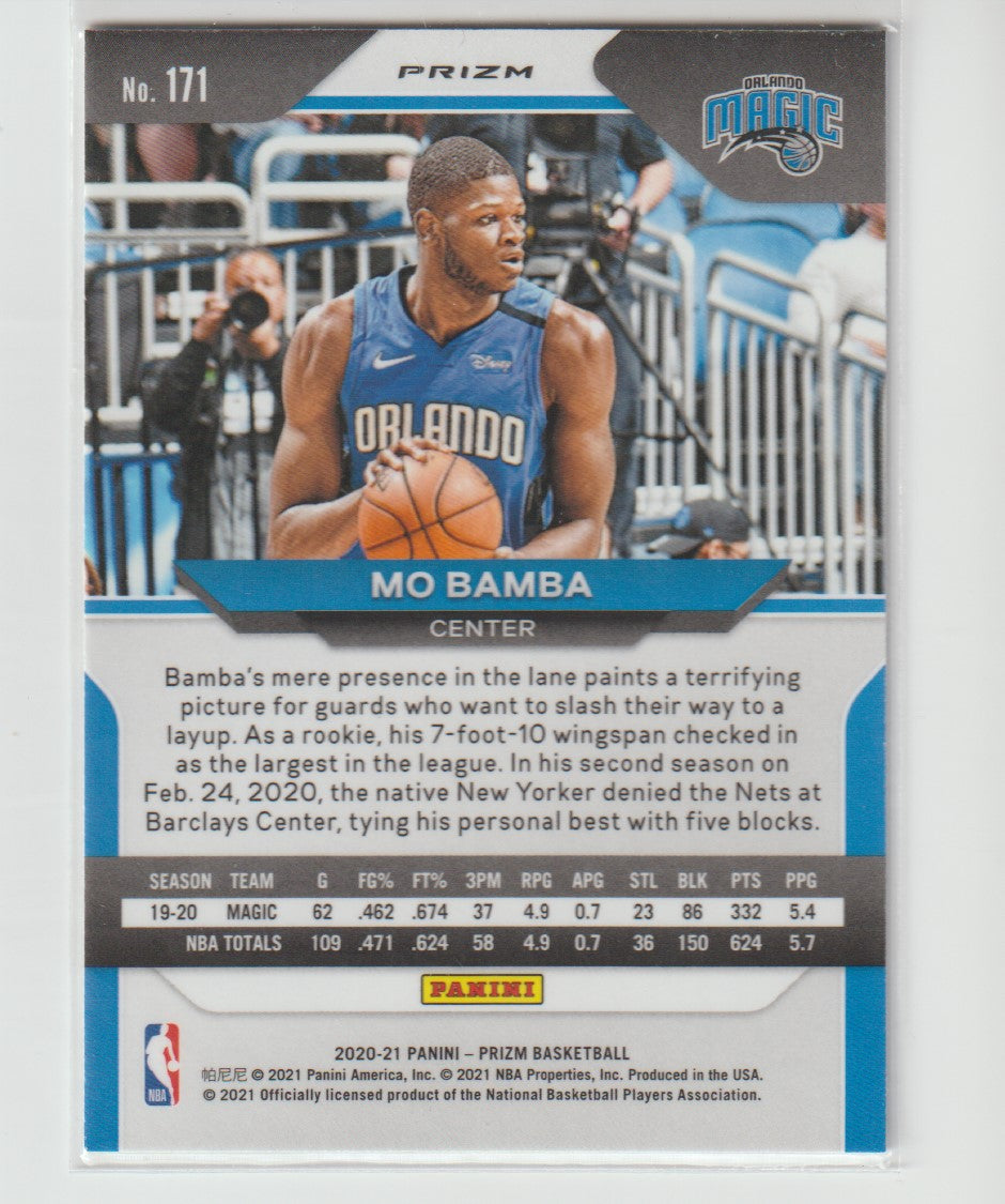 171 Mo Bamba - Orlando Magic Silver Prizm