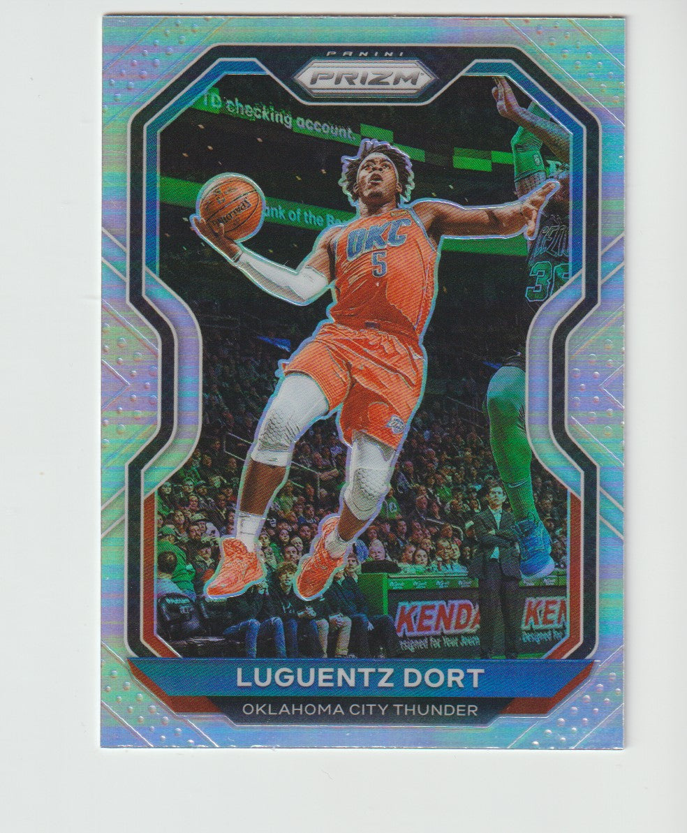 031 Luguentz Dort - Oklahoma City Thunder Silver Prizm