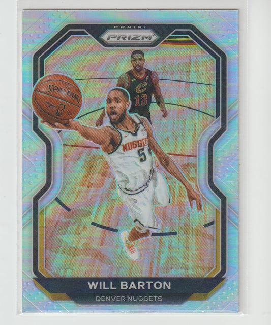 079 Will Barton - Denver Nuggets Silver Prizm