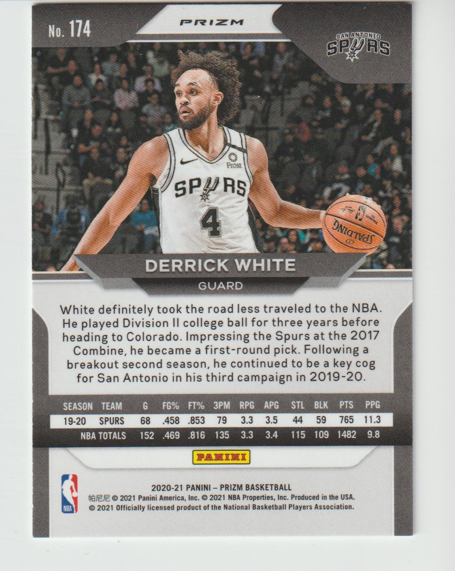 174 Derrick White - San Antonio Spurs Red White Blue Prizm