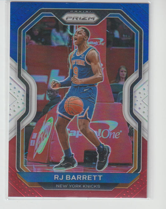 241 RJ Barrett - New York Knicks Red White Blue Prizm