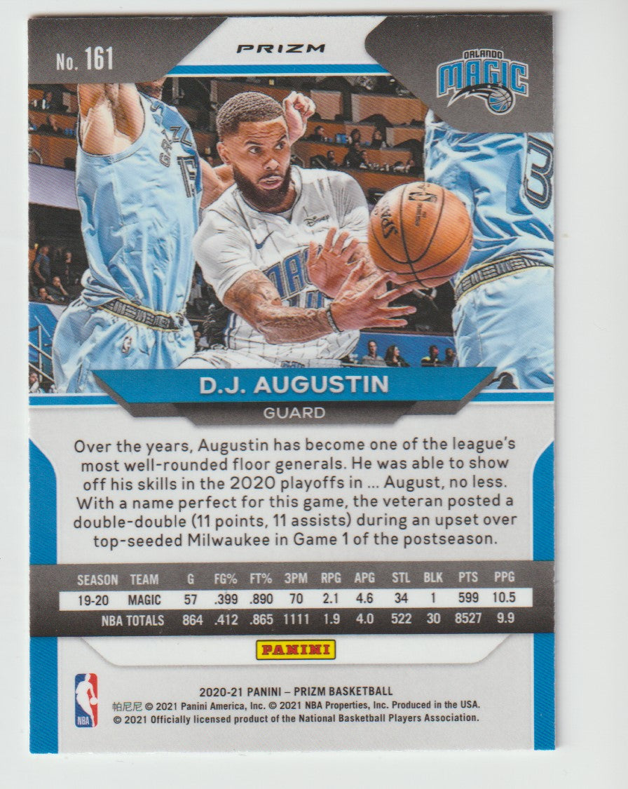 161 D.J. Augustin - Orlando Magic Ruby Wave Prizm