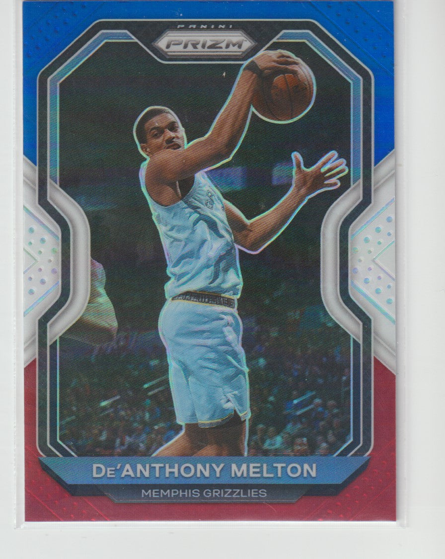 026 De'Anthony Melton - Memphis Grizzlies Red White Blue Prizm