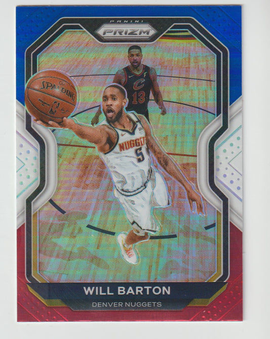 079 Will Barton - Denver Nuggets Red White Blue Prizm