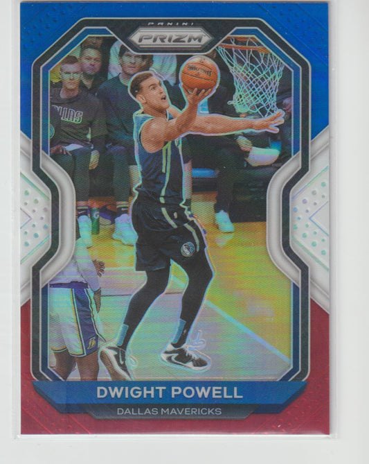 083 Dwight Powell - Dallas Mavericks Red White Blue Prizm