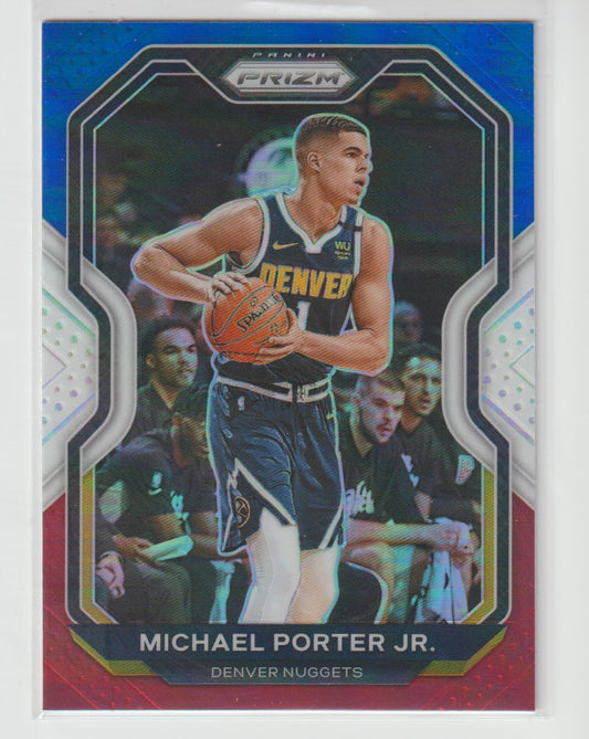 086 Michael Porter Jr. - Denver Nuggets Red White Blue Prizm