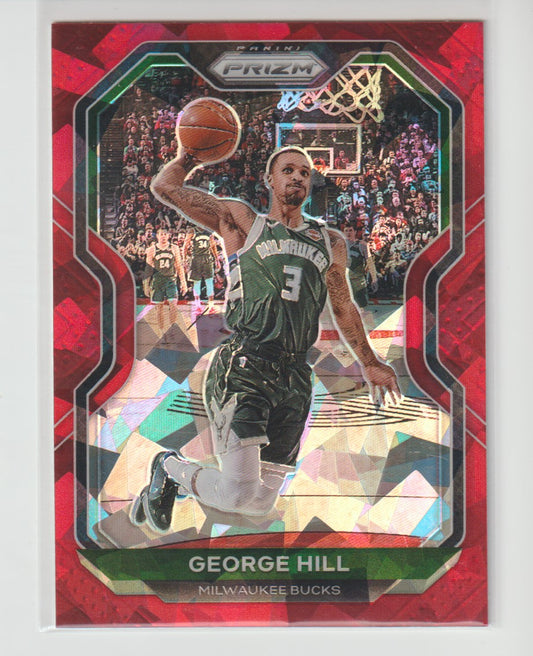 085 George Hill - Milwaukee Bucks Red Ice Prizm