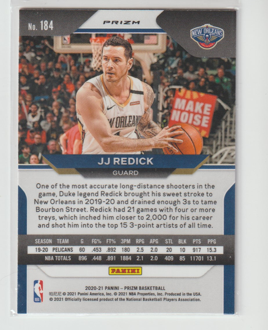 184 JJ Redick - New Orleans Pelicans Pink Ice Prizm