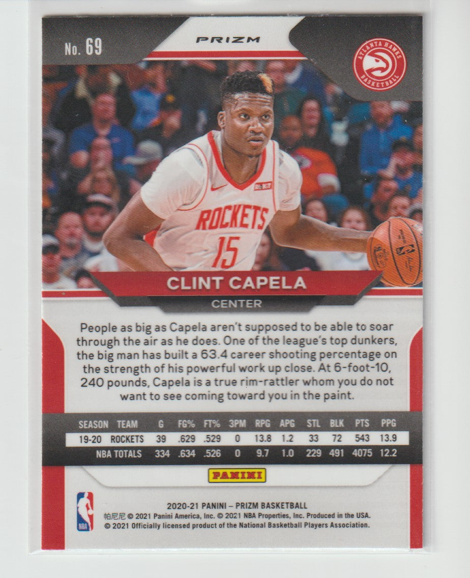 069 Clint Capela - Atlanta Hawks Green Prizm