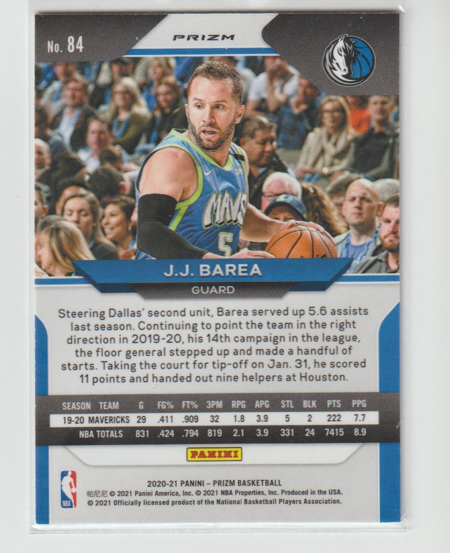 084 J.J. Barea - Dallas Mavericks Green Prizm