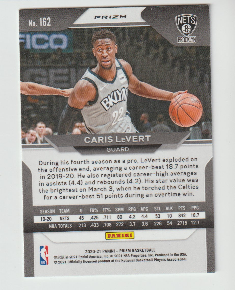 162 Caris LeVert - Brooklyn Nets Green Prizm