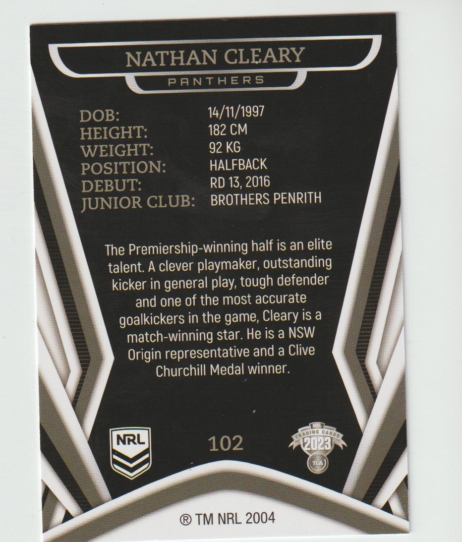 102 NATHAN CLEARY