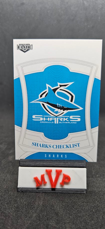 028 SHARKS CHECKLIST - Cronulla Sutherland Sharks