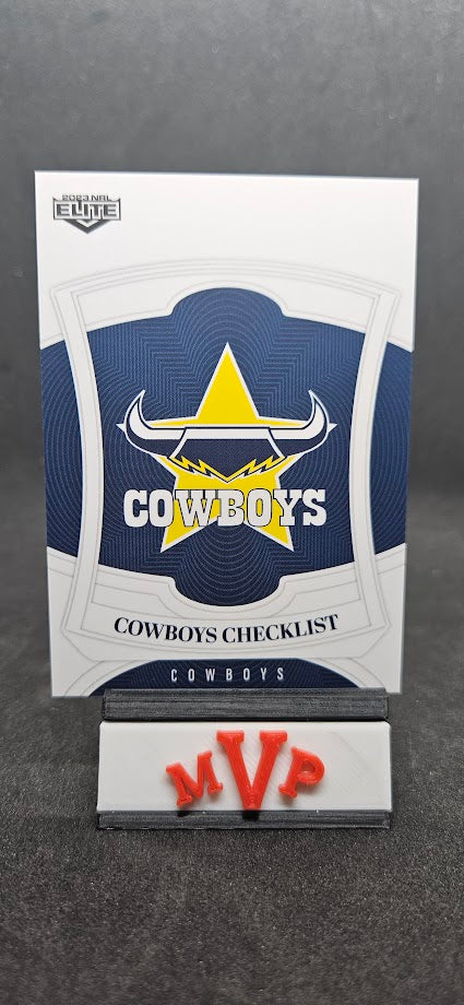 082 COWBOYS CHECKLIST - North Queensland Cowboys