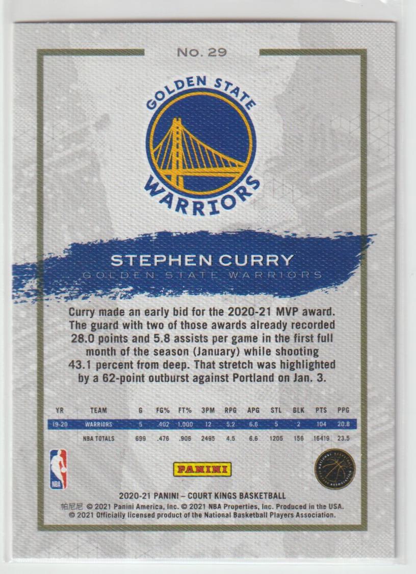 029 Stephen Curry - Golden State Warriors