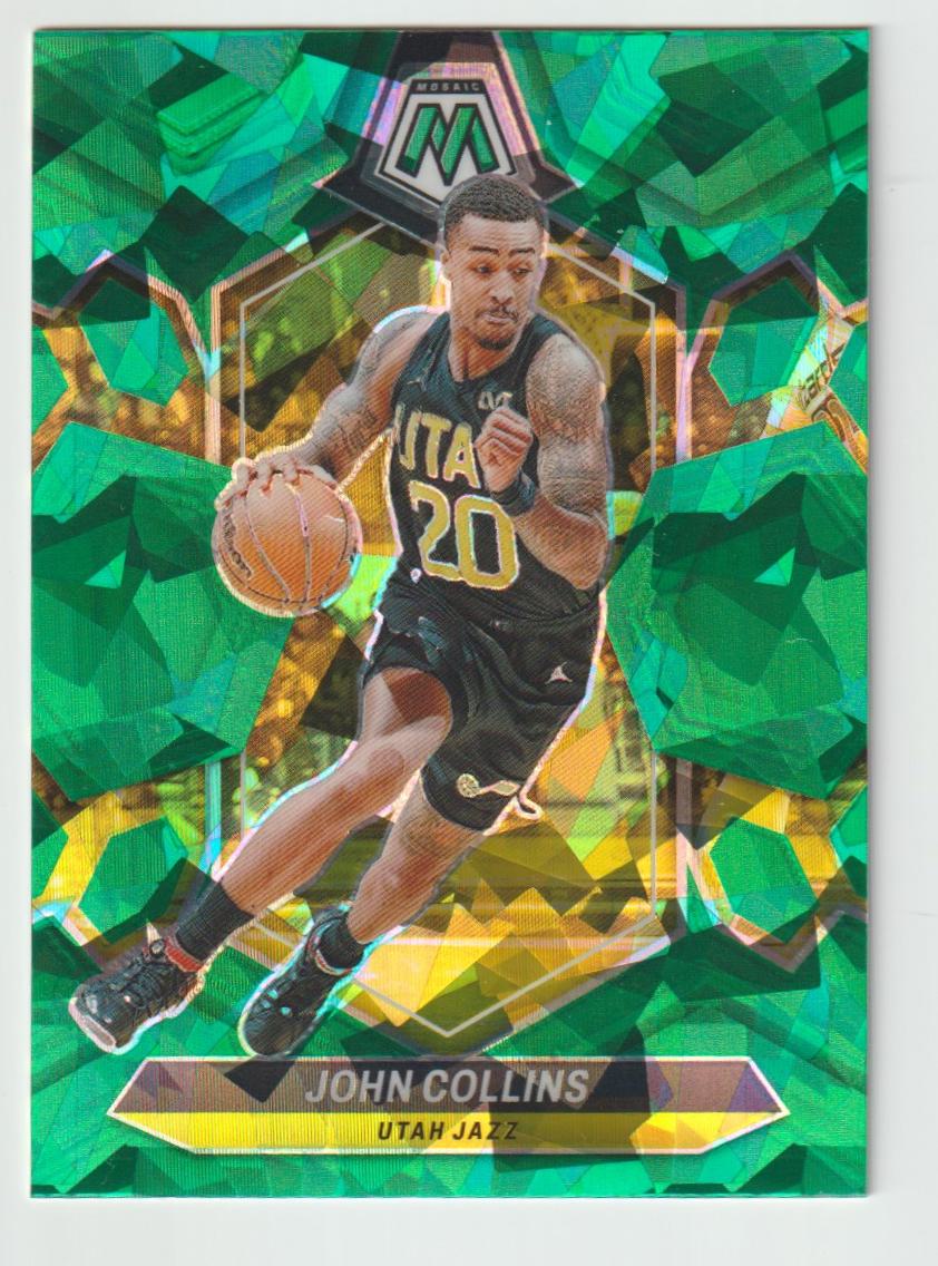 025 John Collins, Utah Jazz Green Ice