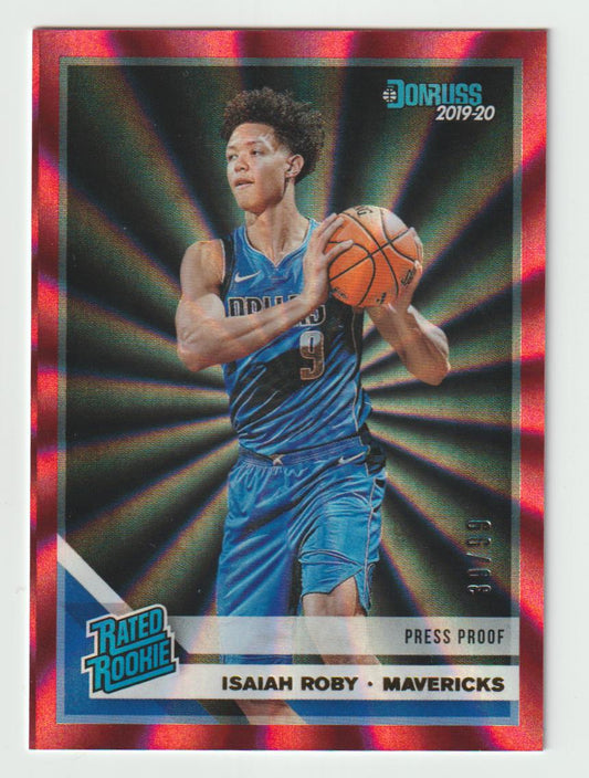 235 Isaiah Roby - Dallas Mavericks Red Press Proof 39/99