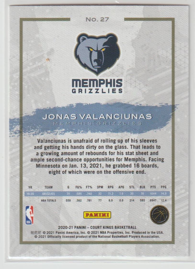 027 Jonas Valanciunas - Memphis Grizzlies