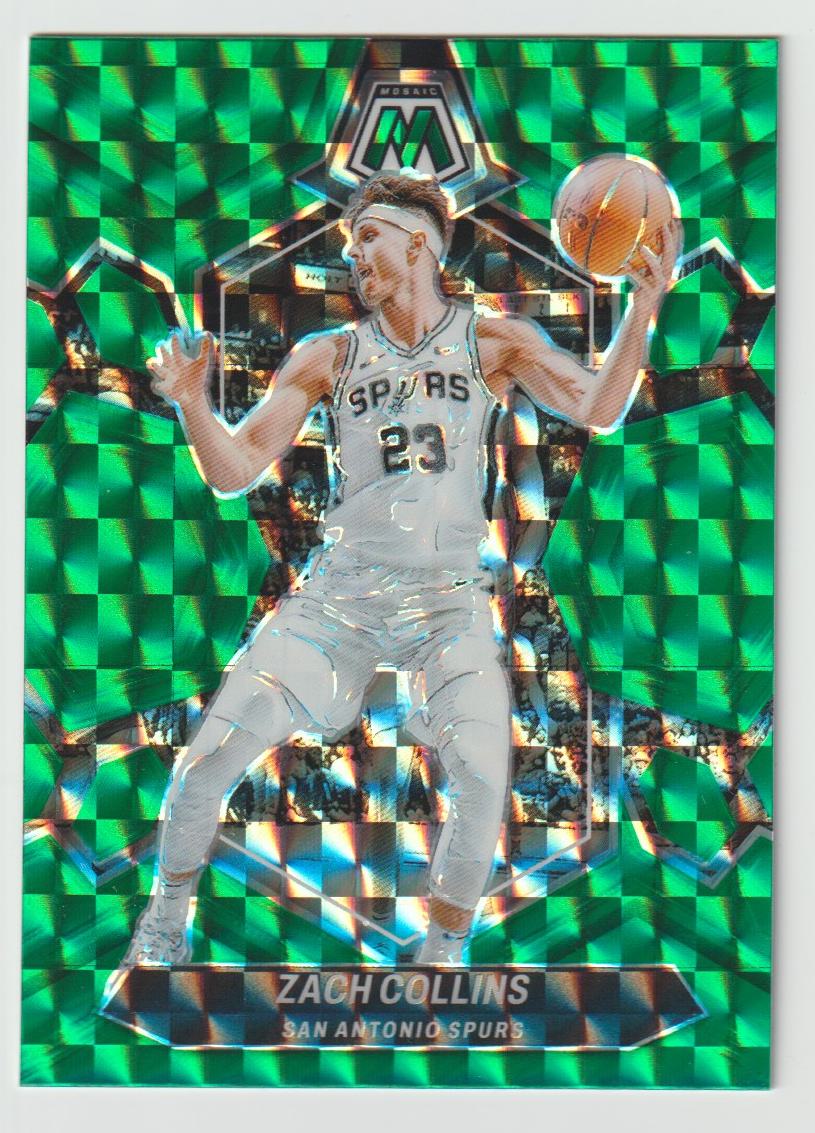 097 Zach Collins, San Antonio Spurs Green