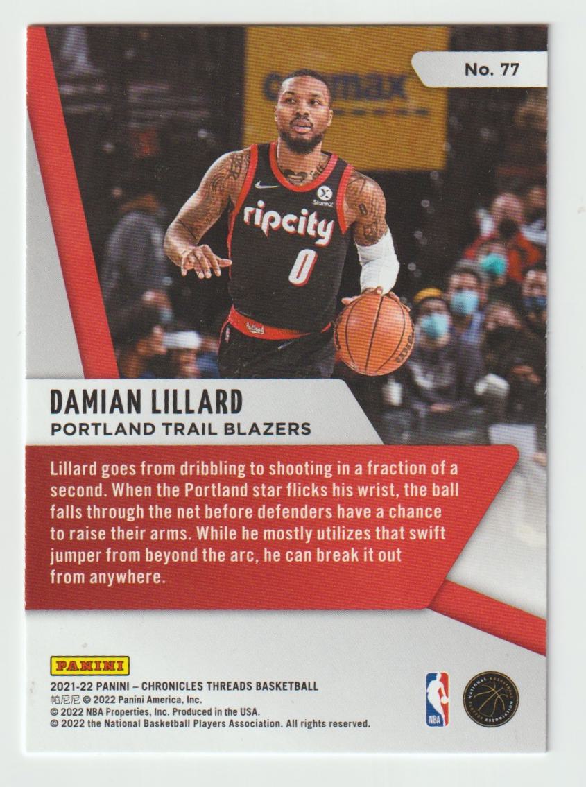 077 Damian Lillard - Portland Trail Blazers