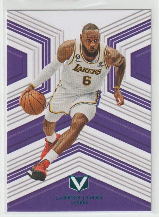 185 Lebron James LA Lakers Vertex Teal Foil