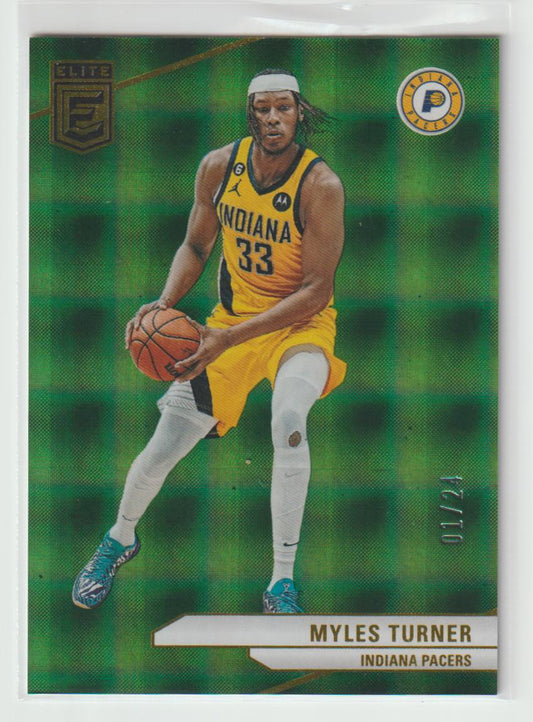 089 Myles Turner Indiana Pacers Hyper Green International 1/24