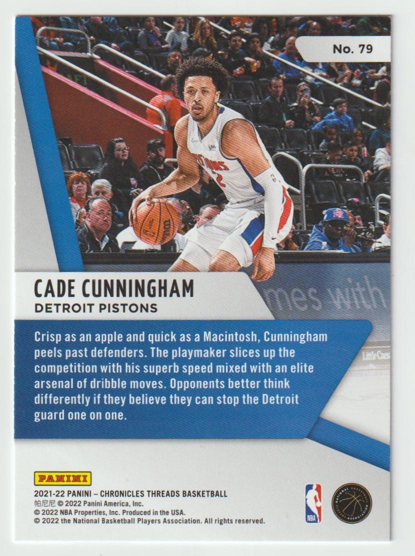 079 Cade Cunningham - Detroit Pistons