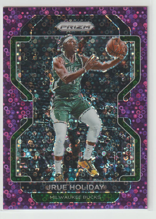 008 Jrue Holiday Milwaukee Bucks Fast Break Purple Disco 30/75