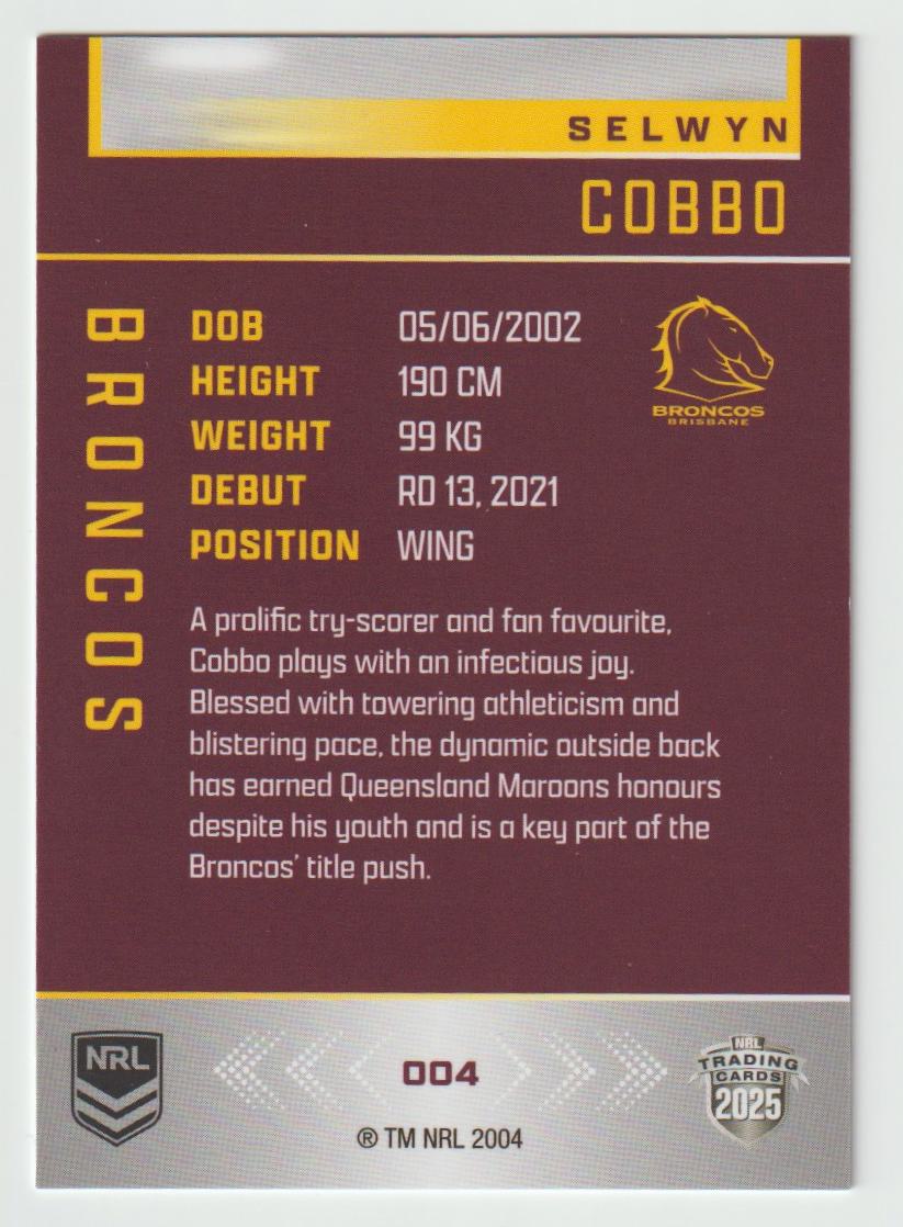 004 SELWYN COBBO