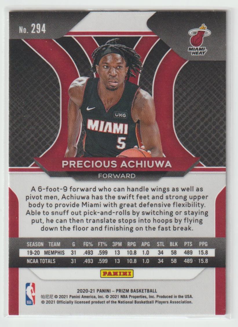 294 Precious Achiuwa - Miami Heat