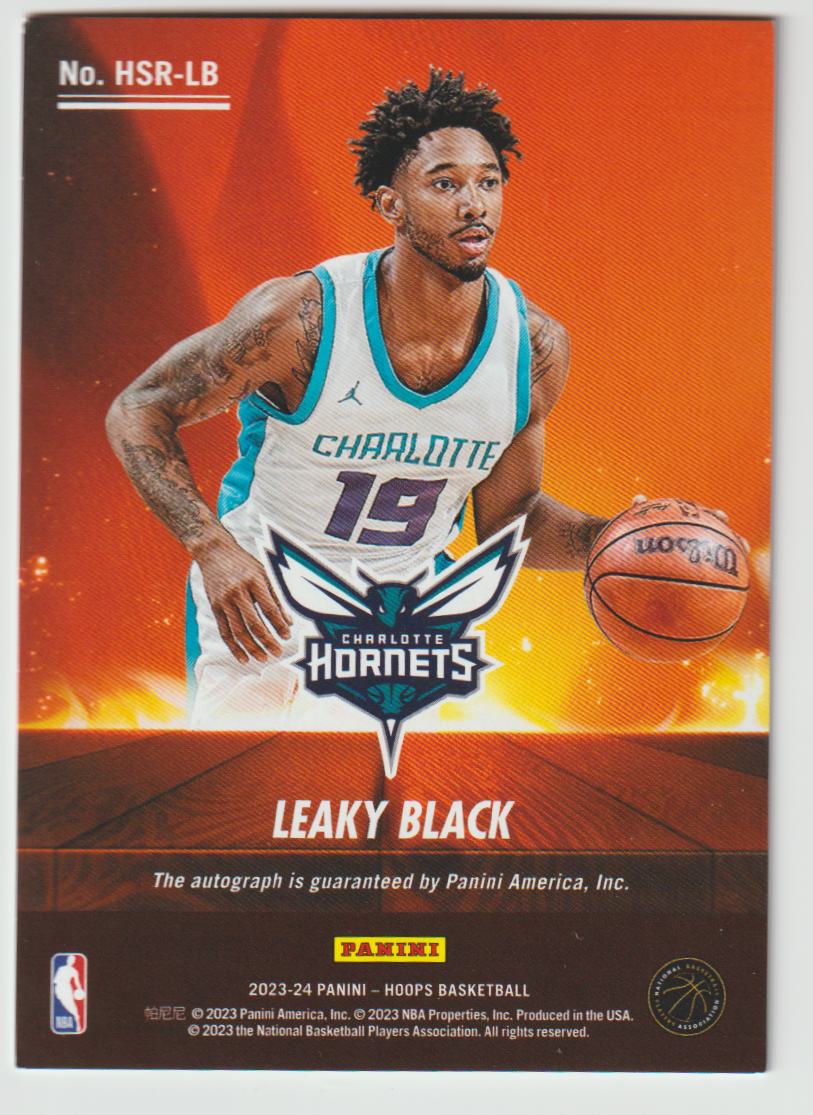 Hot Signatures Rookies HSR-LB Leaky Black - Charlotte Hornets Green