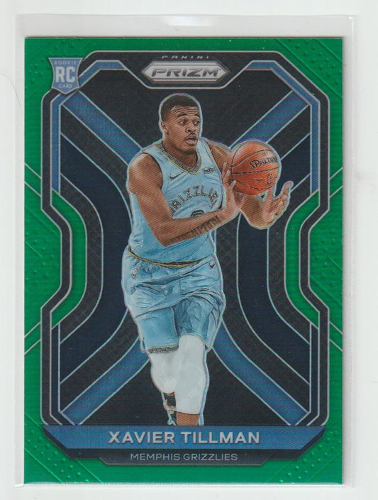299 Xavier Tillman - Memphis Grizzlies Green Prizm