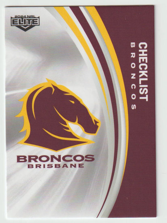 001  BRONCOS CHECKLIST