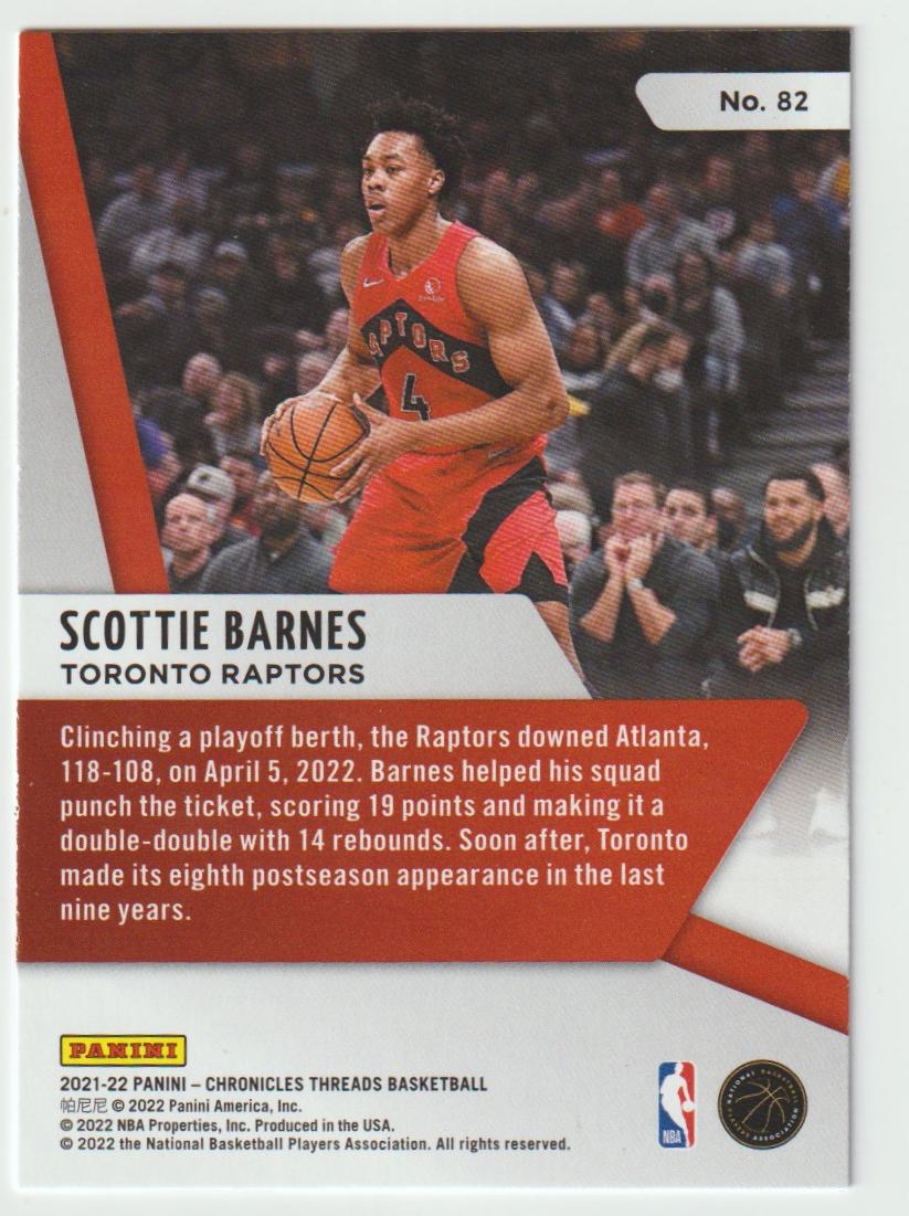 082 Scottie Barnes - Toronto Raptors