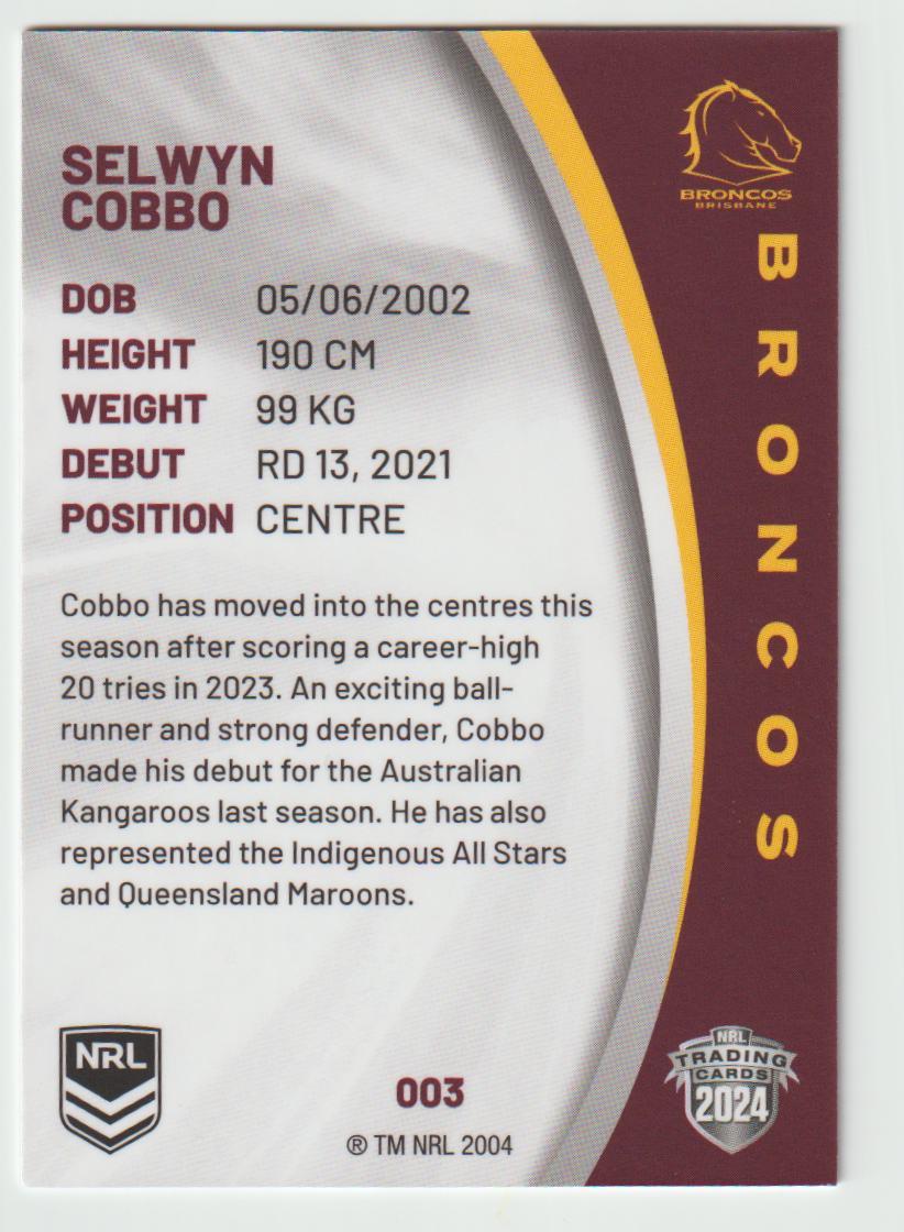 003 SELWYN COBBO