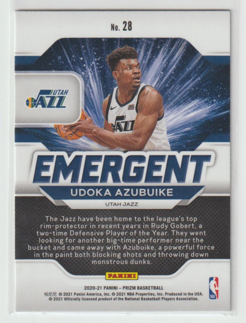 Emergent 26 Udoka Azubuike Utah Jazz