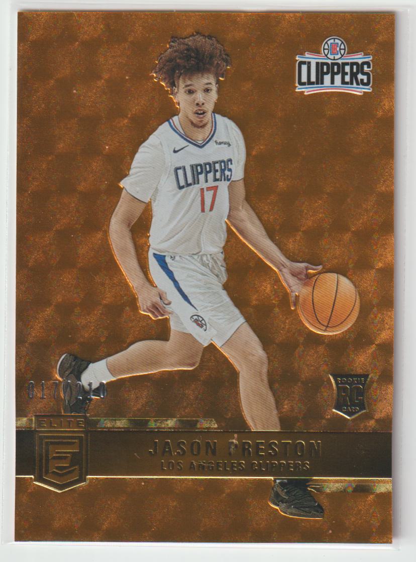 208 Jason Preston - Los Angeles Clippers Orange 17/210