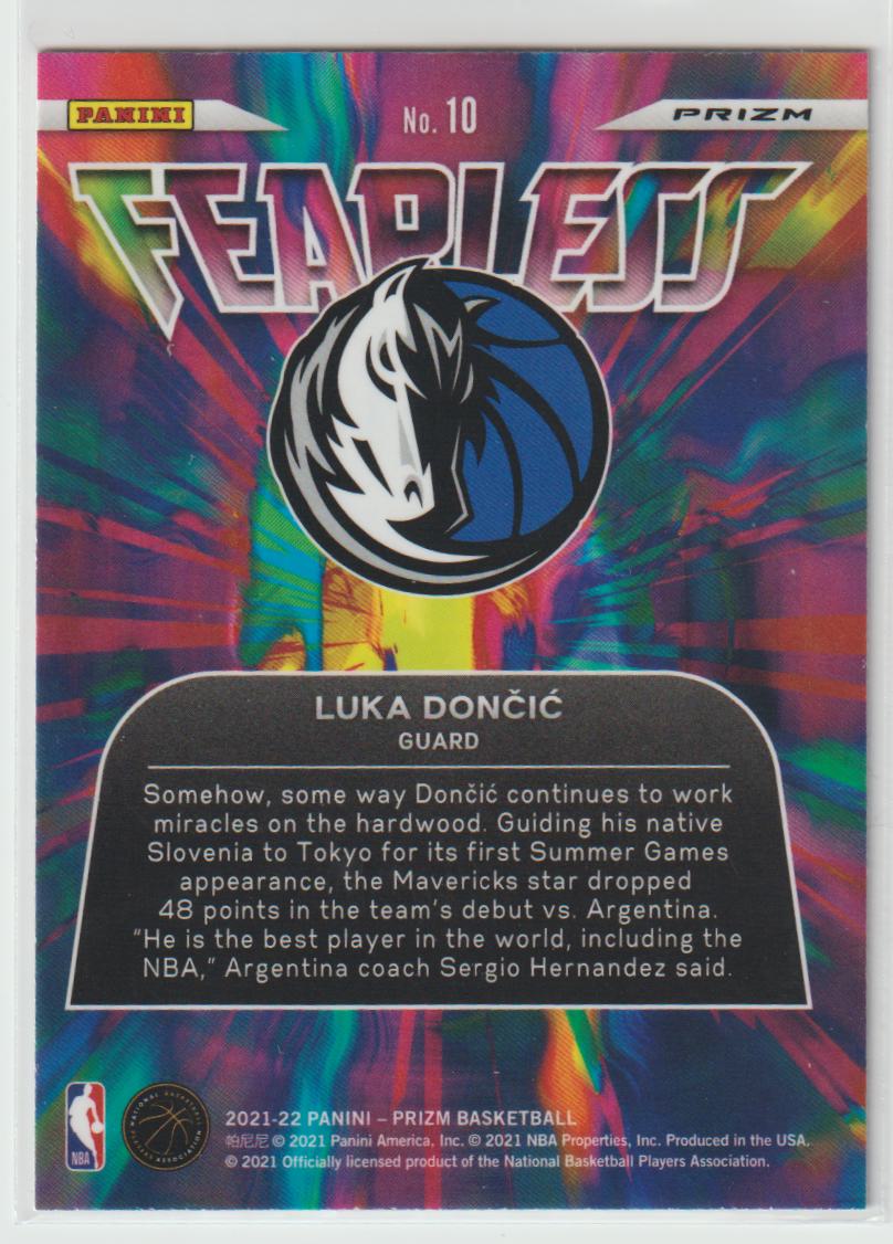 Fearless 010 Luka Doncic Dallas Mavericks Fast Break