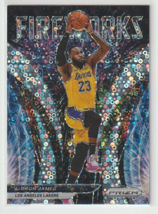 Fireworks 001 LeBron James LA Lakers Fast Break