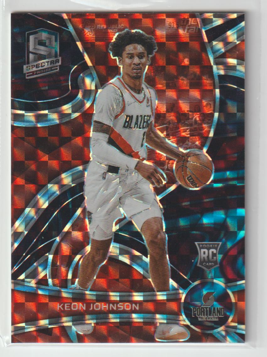 132 Keon Johnson - Portland Trail Blazers Interstellar 12/49