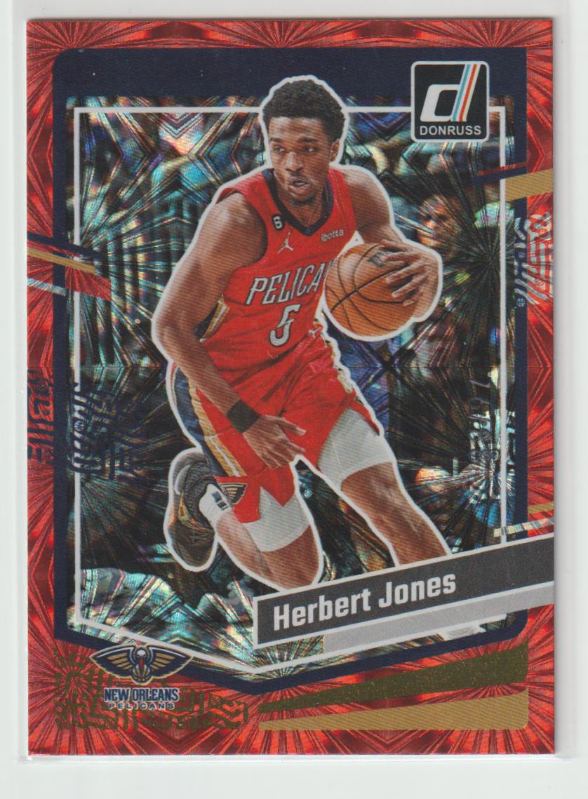 054 Herbert Jones New Orleans Pelicans Red Fireworks 76/88