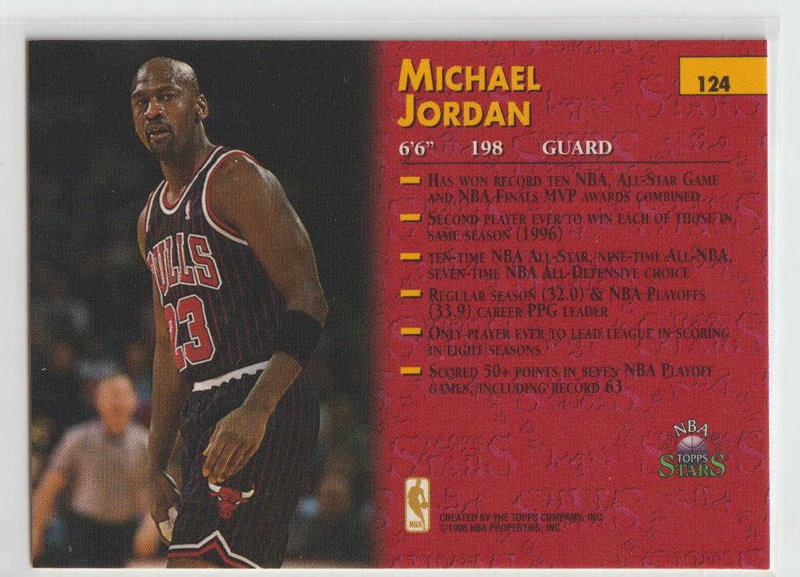 124 Michael Jordan Chicago Bulls
